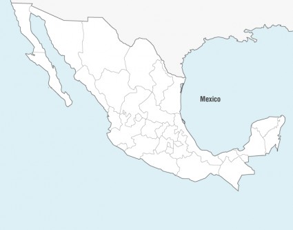 425x333 Mexico Map Vector Vector Misc Free Vector Free Download
