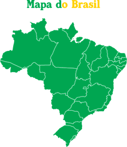 Mapa Do Brasil Logo Vector 260x300 Mapa Do Brasil Logo Vector