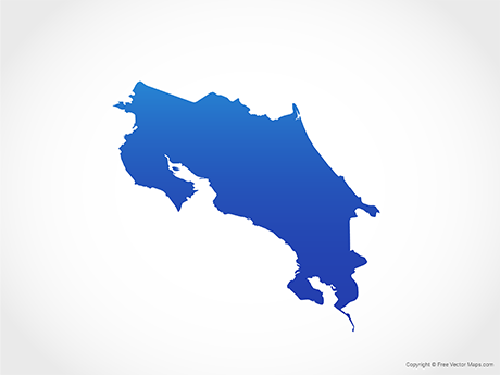 Vector Maps Of Costa Rica Free Vector Maps 460x345 Vector Maps Of Costa Rica Free Vector Maps