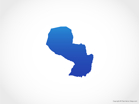 Vector Maps Of Paraguay Free Vector Maps 460x345 Vector Maps Of Paraguay Free Vector Maps