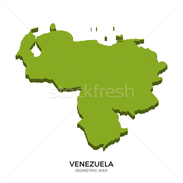 600x600 Mapa Venezuela Detalhado Isolado