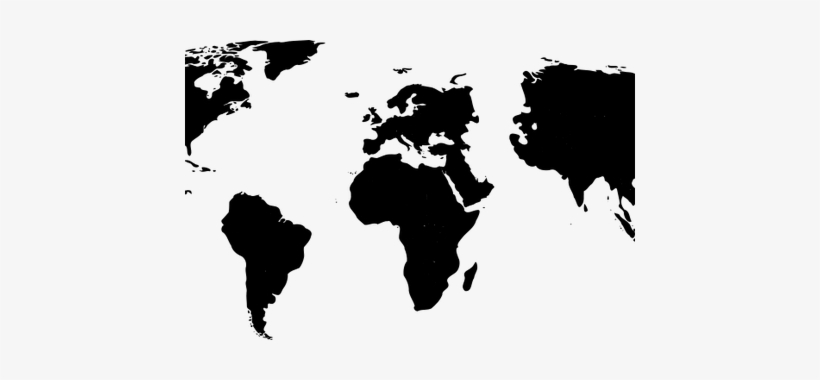 820x380 Mapamundi Vector Png