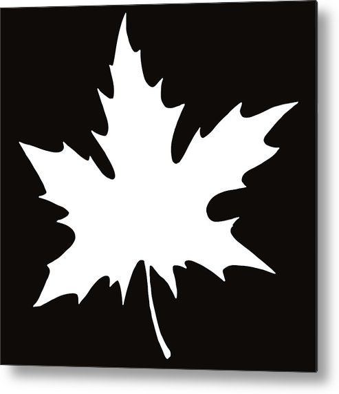 493x572 Maple Leaf Silhouette In On Black Background Laconic And Stylish