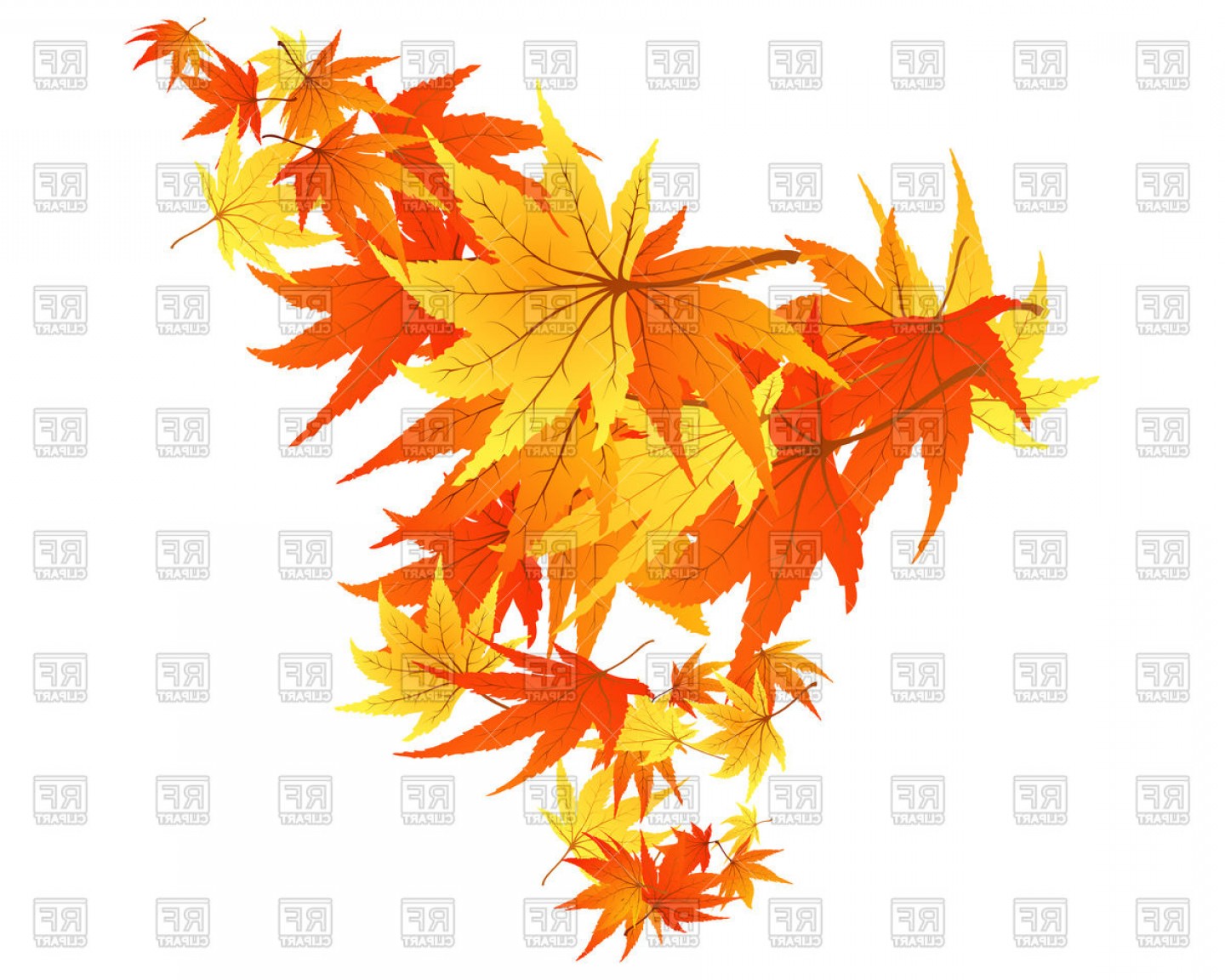 Autumn Background With Maple Leaves Vector Clipart Hoodamath 1440x1152 Autumn Background With Maple Leaves Vector Clipart Hoodamath