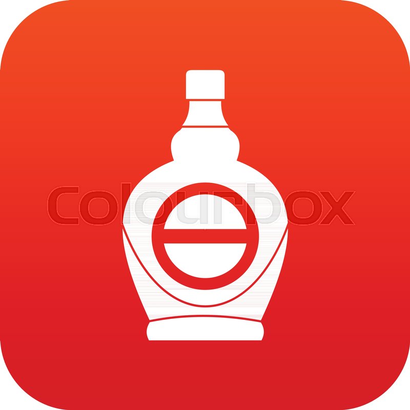 800x800 Maple Syrup In Glass Bottle Icon Stock Vector Colourbox