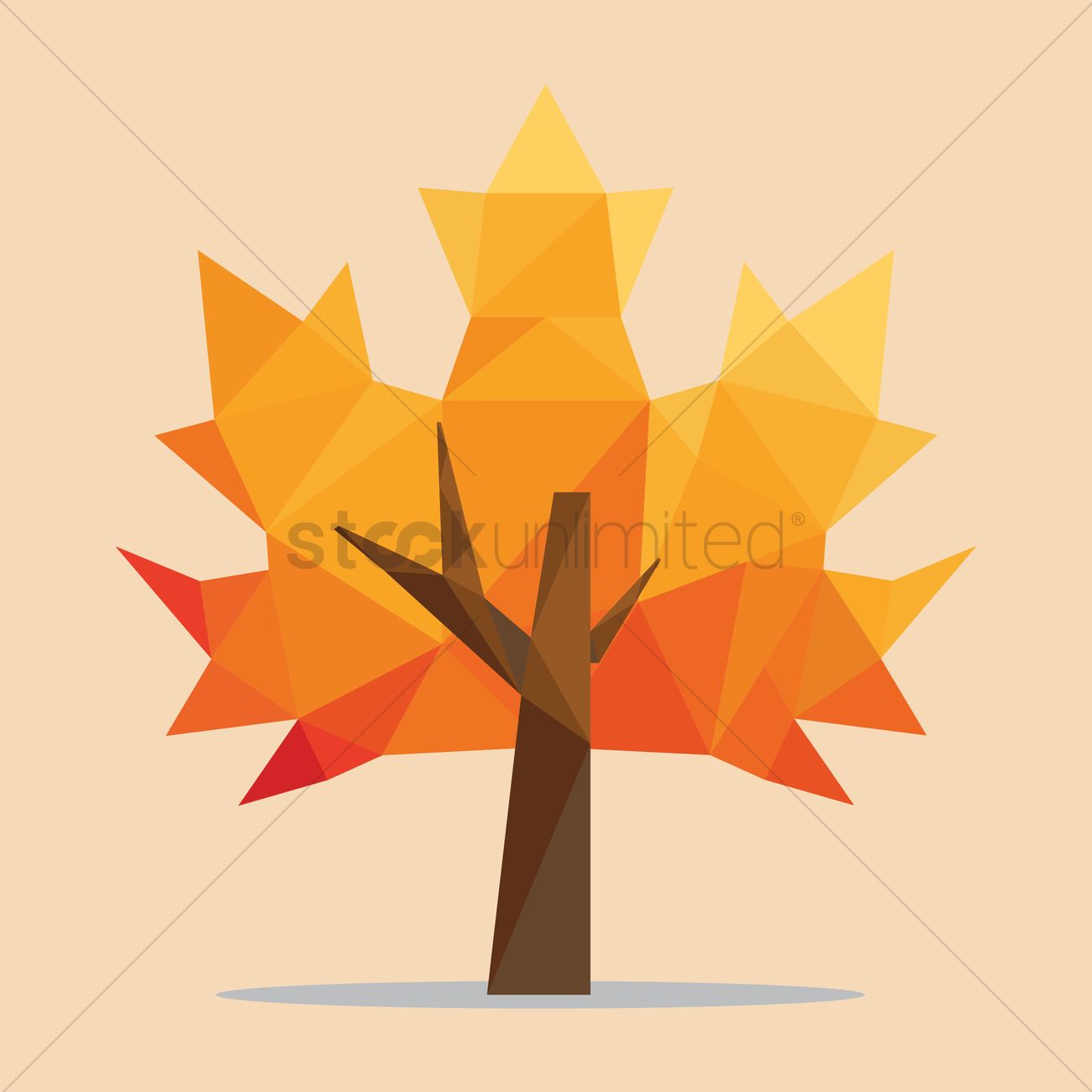 1300x1300 Maple Tree Vector Image