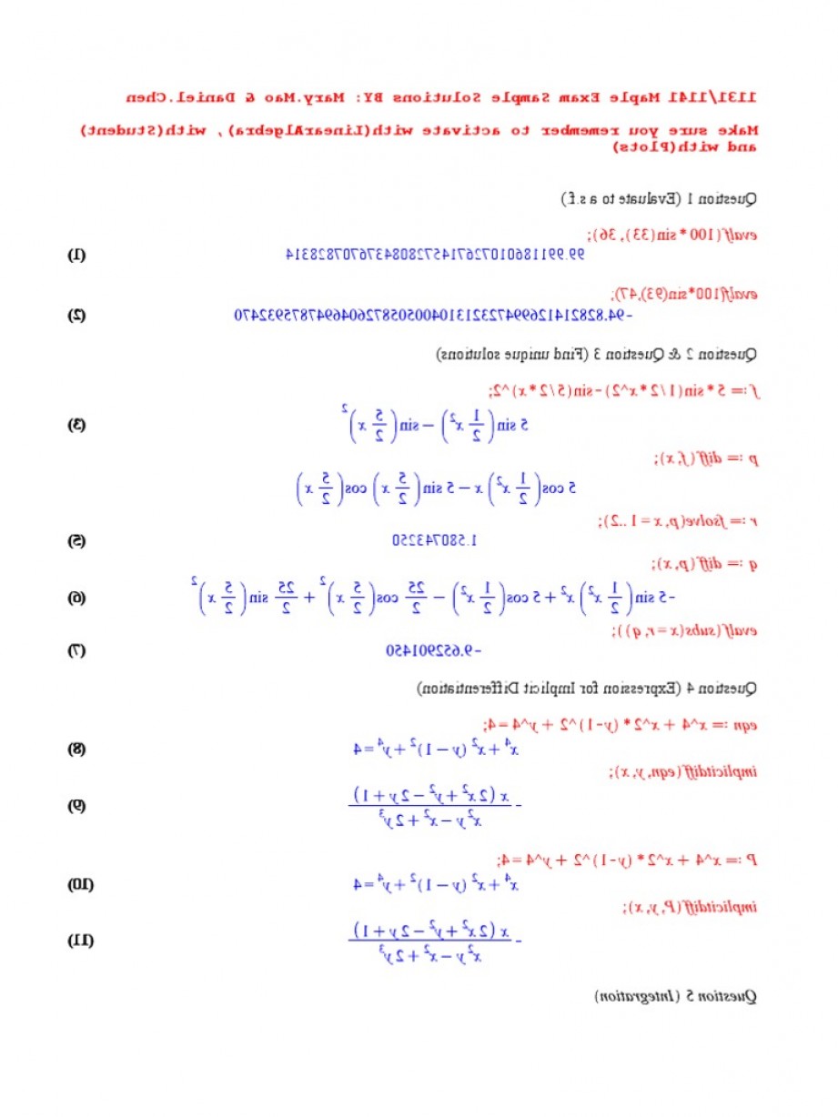 And Maple Exam Sample Solutions Geekchicpro 921x1228 And Maple Exam Sample Solutions Geekchicpro