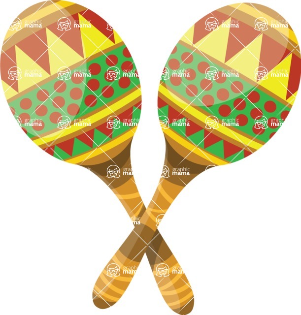 611x640 Maracas Vector Graphicmama Graphicmama