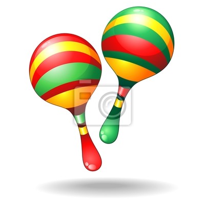 400x400 Maracas Vector South Wall Mural Music Wallpaper Murals