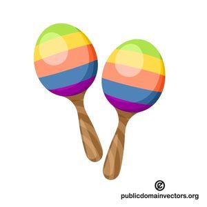 300x300 Maracas Vector Image Music Vectors