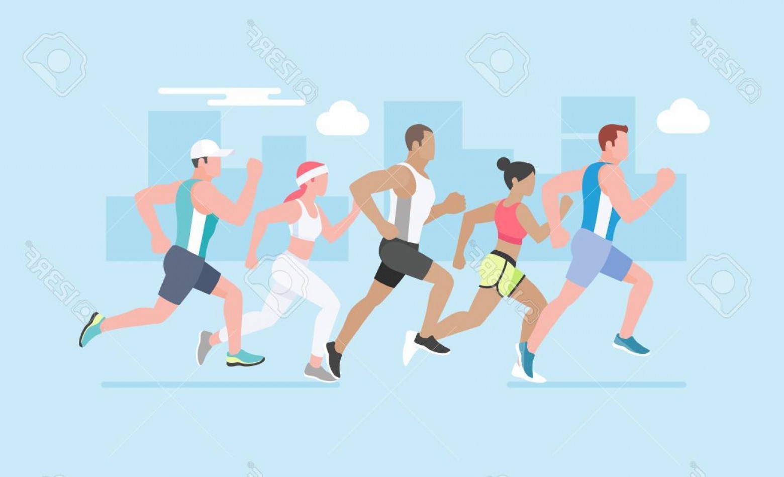 Marathon Vector at Vectorified.com | Collection of Marathon Vector free ...