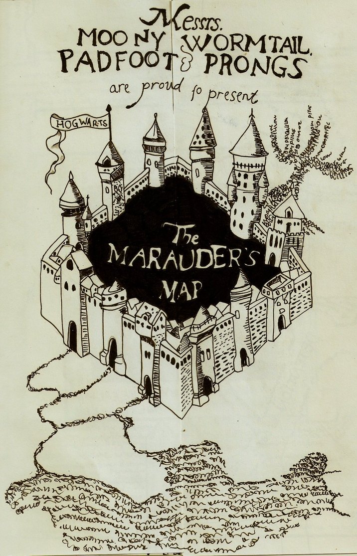 Download Marauders Map Vector at Vectorified.com | Collection of ...