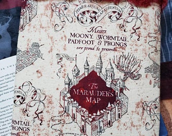 340x270 Marauder's Map Etsy