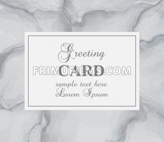 623x539 Greeting Card With Gray Marble Background Vector Luxury Stone