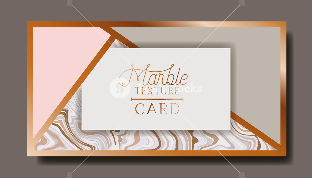 1000x571 Rectangle Golden Frame Marble Texture Vector Illustration Design
