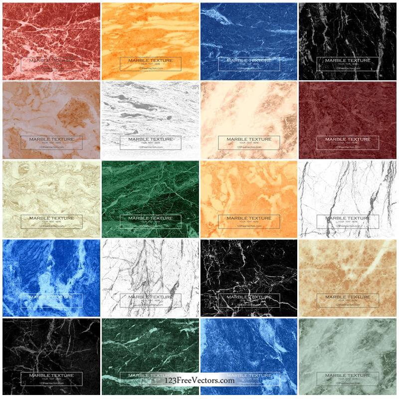 800x800 Free Marble Texture Background Vector Pack