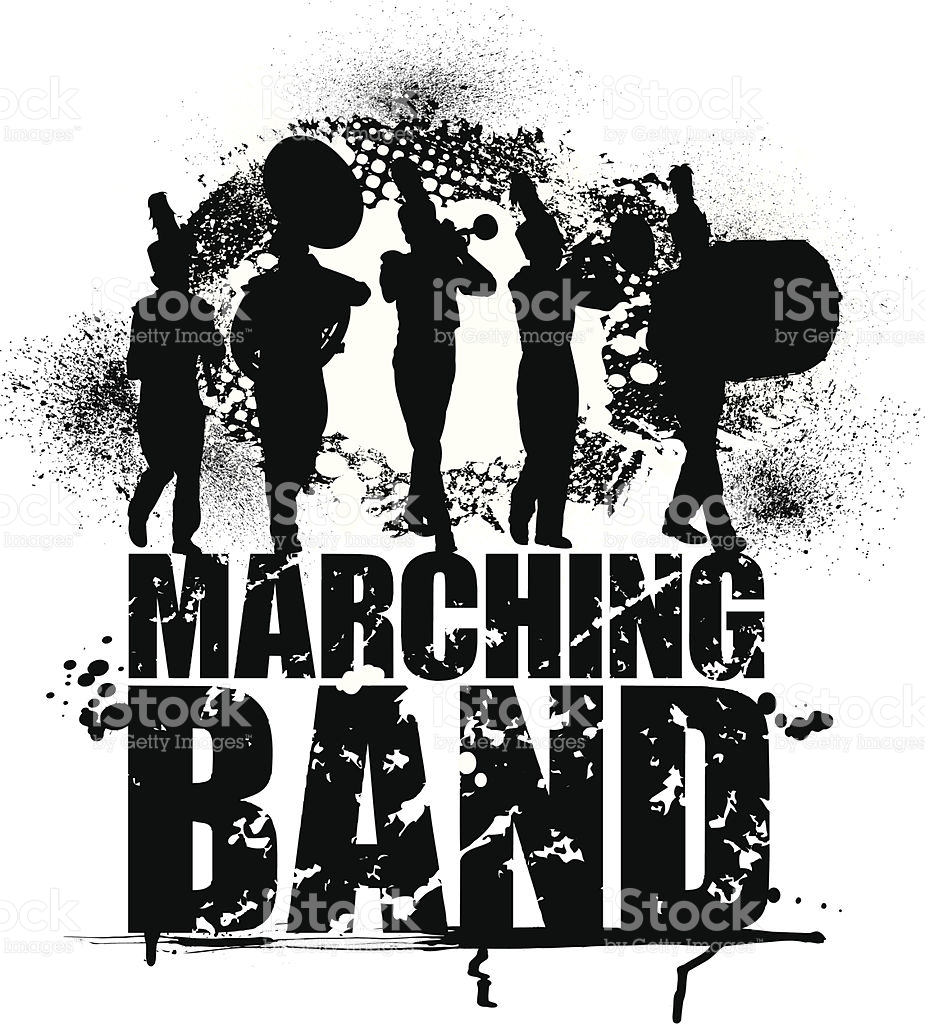 Marching Band Silhouette Vector at Collection of