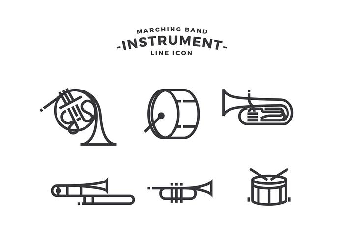 Marching Band Instrument Free Vector 700x490 Marching Band Instrument Free Vector