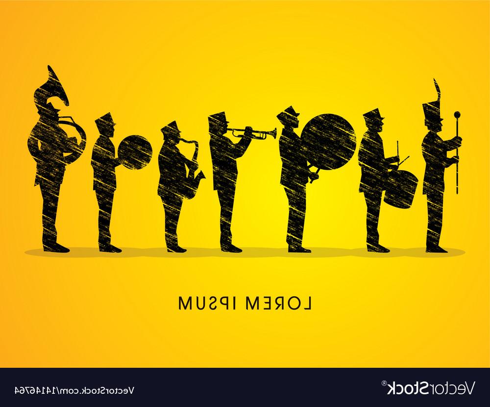 Best Free Marching Band Silhouette Images Free Vector Art 1000x830 Best Free Marching Band Silhouette Images Free Vector Art