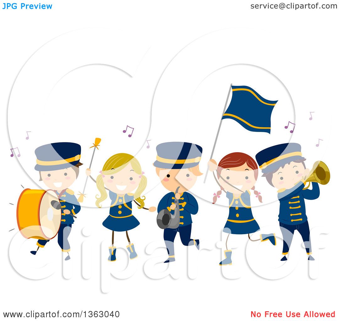 1080x1024 Marching Band Coloring Pages For Kids With Royalty Free Rf