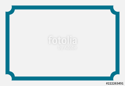 500x345 Marco De Esquinas Curvas Y Azules Stock Image And Royalty Free