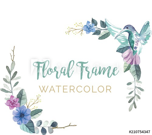 500x445 En Marco Floral