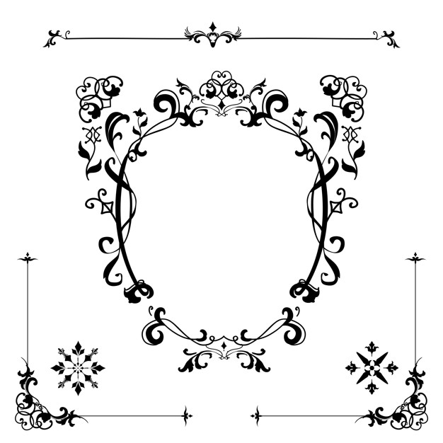 Vector De Marco De Ornamento De Florecer Vintage Descargar 626x626 Vector De Marco De Ornamento De Florecer Vintage Descargar