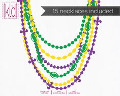 Mardi Gras Beads Vector at Vectorified.com | Collection of Mardi Gras ...