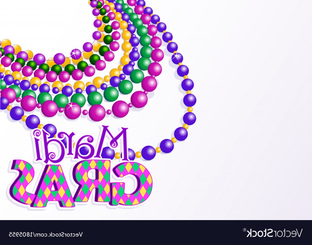 1200x944 Mardi Gras Beads Background Vector Hoodamathrun