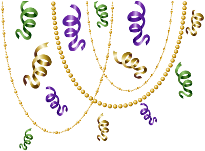 400x295 Cliparts For Free Download Mardi Gras Beads Clipart Streamer