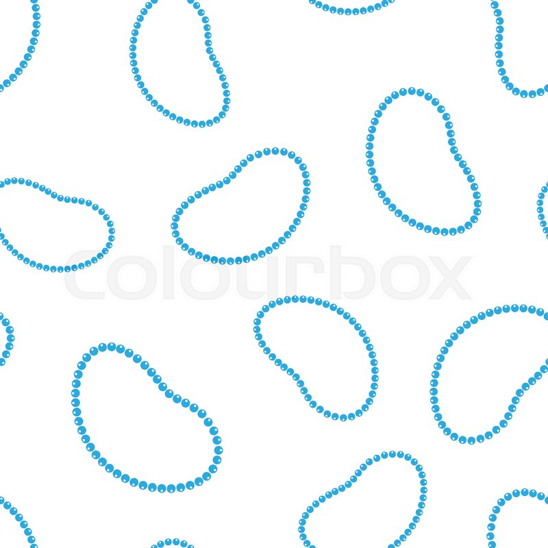800x800 Necklace Beads Icon Seamless Pattern Stock Vector Colourbox