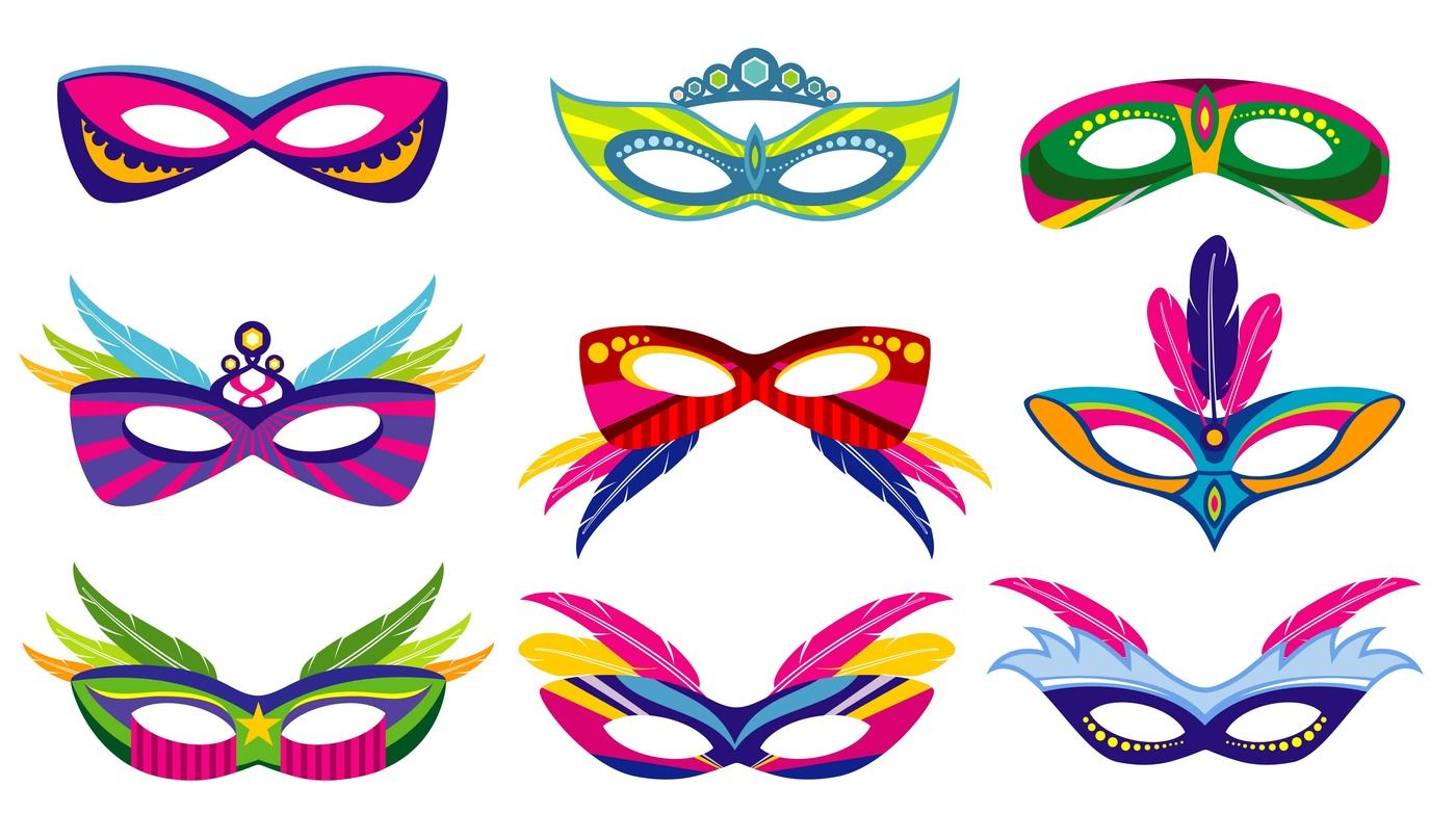 Download Mardi Gras Mask Vector at Vectorified.com | Collection of ...