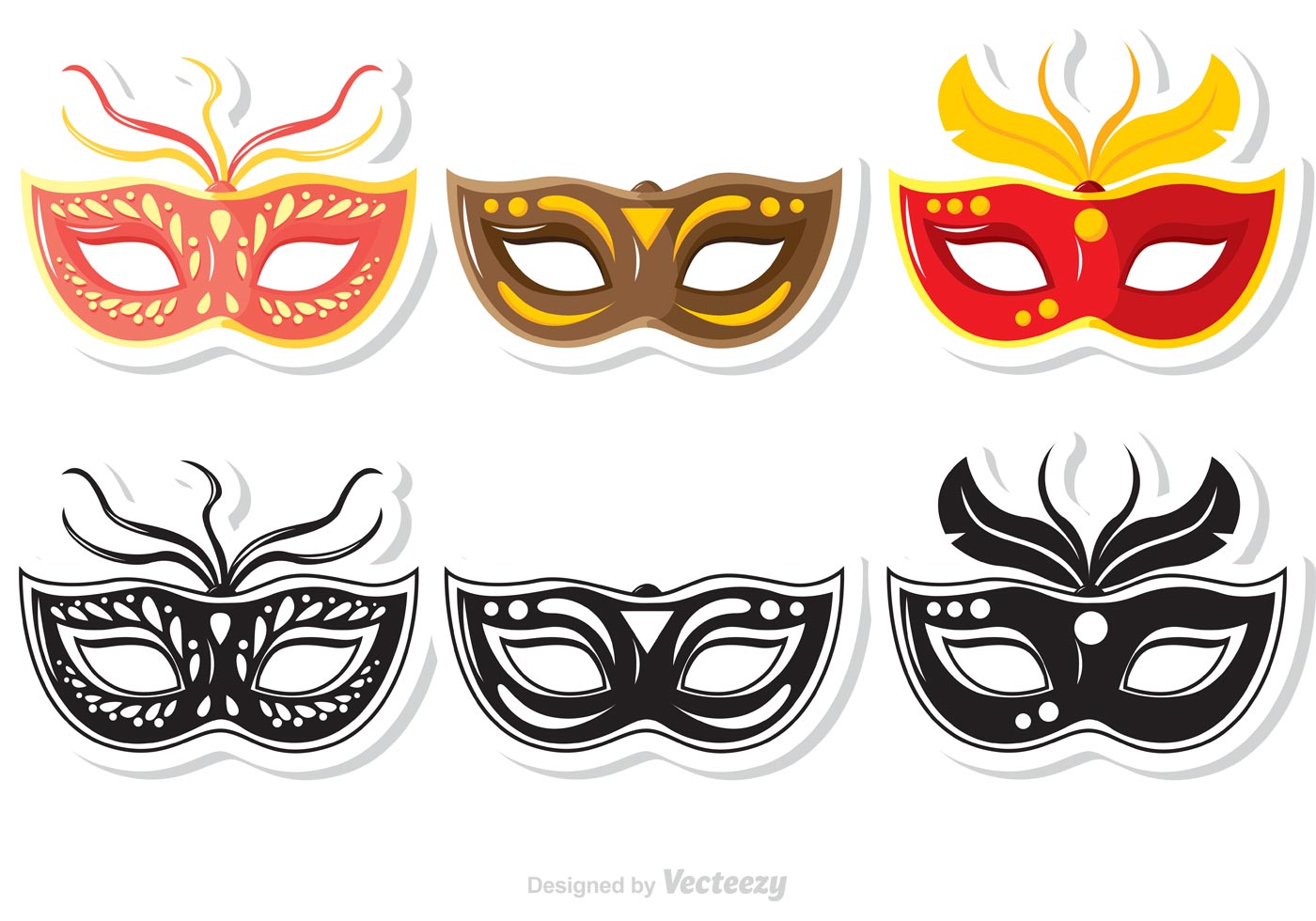 1400x980 Mardi Gras Mask Free Vector Art