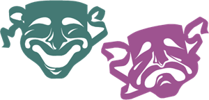 300x144 Mardi Gras Masks Logo Vector