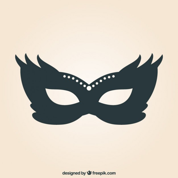626x626 Carnival Mask Illustration Vector Free Download