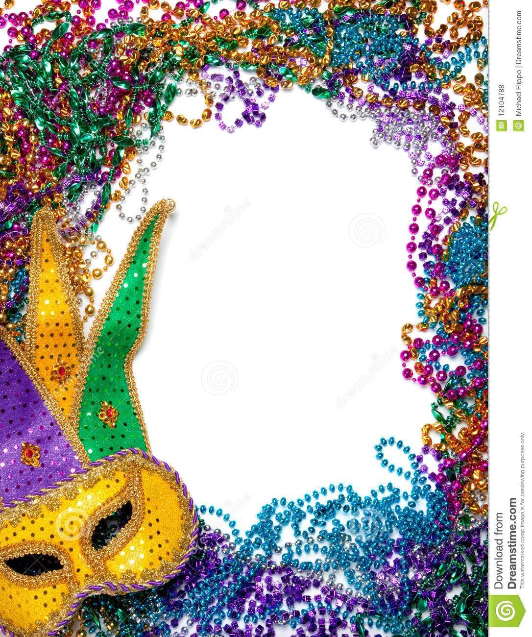 1086x1300 Free Printable Mardi Gras Borders Royalty Free Stock Photos