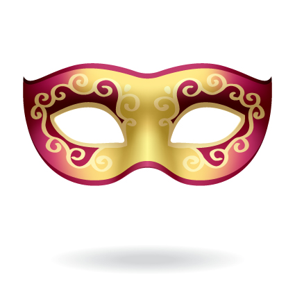 425x425 Various Carnival Mask Elements Vector Set Free Download