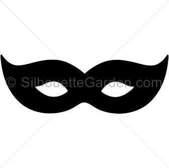 336x334 Collection Of 'mardi Gras Mask Silhouette' Download More Than