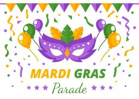 280x200 Mardi Gras Mask Free Vector Art