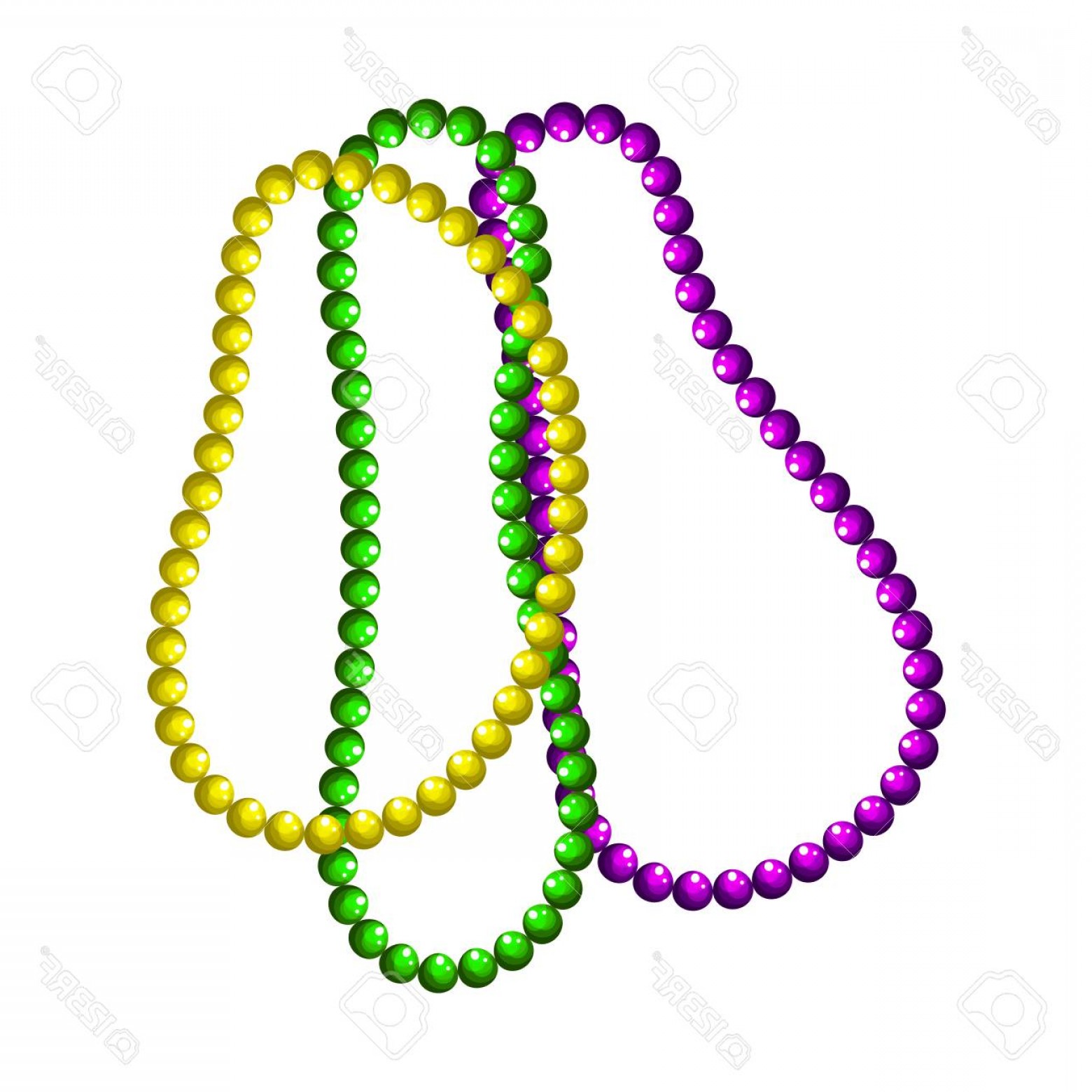1560x1560 Photostock Vector Mardi Gras Beads Vector Symbols Hoodamathrun