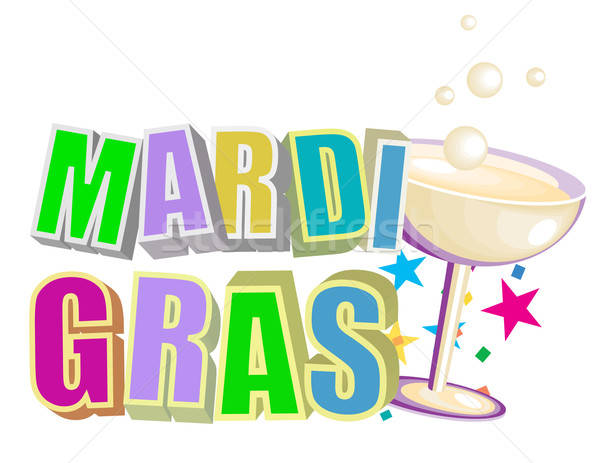 600x463 Mardi Gras! Vector Graphic Vector Illustration Damon Shuck