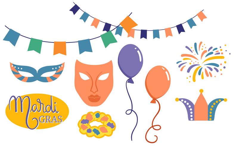 785x490 Mardi Gras Free Vector Art
