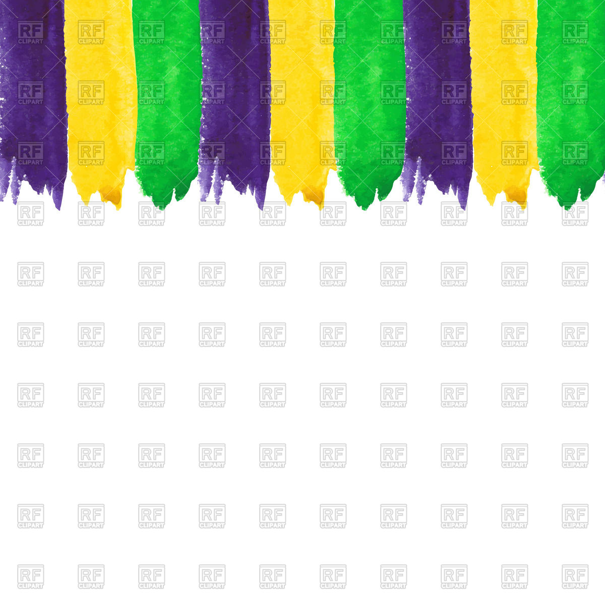 1200x1200 Mardi Gras Watercolor Brushstrokes Vector Image Of Backgrounds