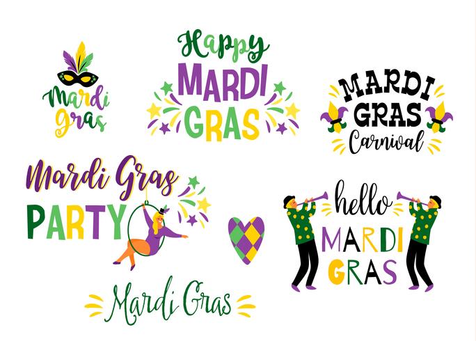 684x490 Mardi Gras Vector Design Element For Carnival Concept