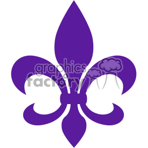300x300 Mardi Gras Fleur De Lis Vector Art Clipart Royalty Free Gif