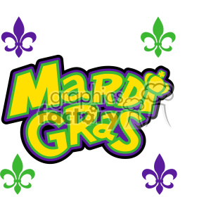 300x300 Mardi Gras Vector Art Clipart Royalty Free Gif