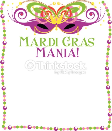 382x449 Free Mardi Gras Borders Group With Items
