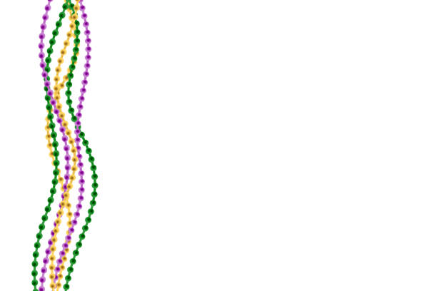612x408 Mardi Gras Bead Necklace Clipart
