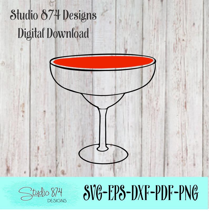 794x829 Margarita Glass Vector Htv Design Etsy