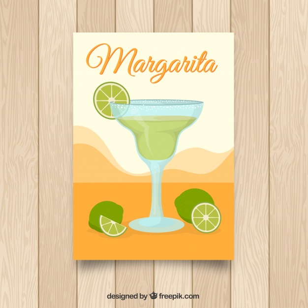 Brochure With Margarita Cocktail Vector Free Download 626x626 Brochure With Margarita Cocktail Vector Free Download